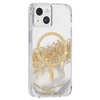 Case-Mate Karat MagSafe - pouzdro pro iPhone 14 zdobené zlatem (Marble)