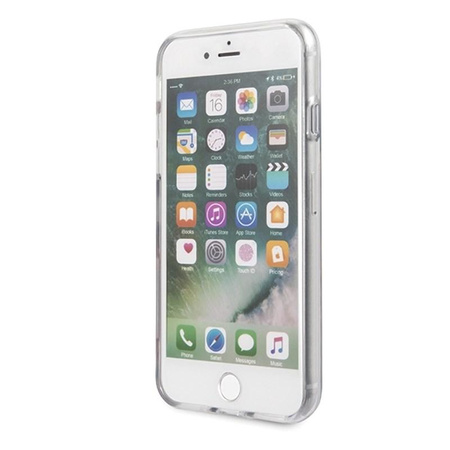 Guess Flower Shiny Collection N1 - Case iPhone SE 2020 / 8 / 7 (Black)