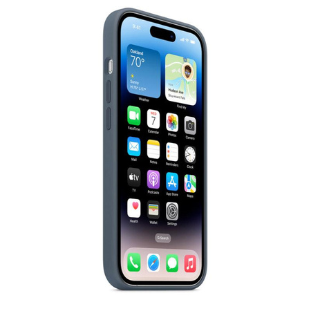 Apple Silicone Case - Silikonhülle mit MagSafe für iPhone 14 Pro (sturmblau)