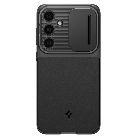 Spigen Optik Armor - Etui pour Samsung Galaxy S24 FE (Noir)