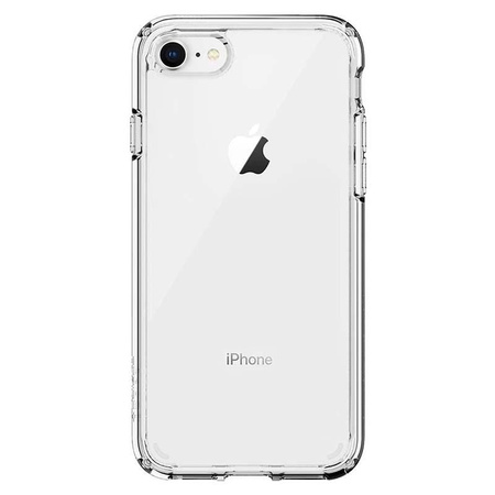 Spigen Ultra Hybrid - Coque pour iPhone SE 2022 / SE 2020 / 8 / 7 (Transparent)