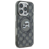 Karl Lagerfeld IML Monogram Karl & Choupette Head MagSafe - iPhone 16 Pro Case (noir)