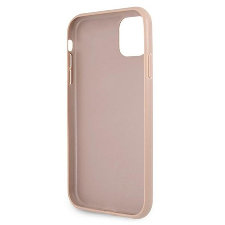 Guess 4G Big Metal Logo - pouzdro pro iPhone 11 (růžové)