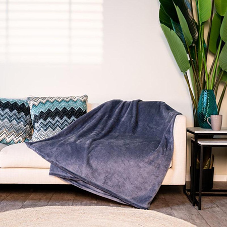 Flanell-Decke 200x150cm (blau)