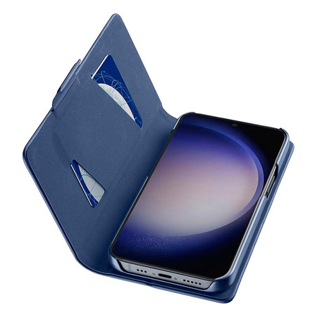 Cellularline Book Case - Samsung Galaxy S24 Case (navy blue)