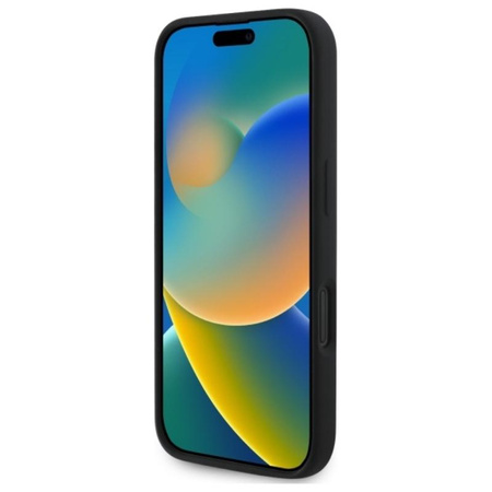 Karl Lagerfeld Silikon Choupette Kopf drucken MagSafe - iPhone 16 Fall (schwarz)