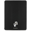 Karl Lagerfeld Book Cover Saffiano Magnetic Karl & Choupette - iPad Air 13" M3 (2025) / iPad Air 13" M2 (2024) Case (black)