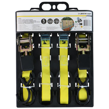 Dunlop - Dopravní pásy s napínákem 4 ks. 5 m / 150 kg