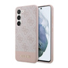 Guess 4G Bottom Stripe Metal Logo Collection - Samsung Galaxy S23+ Case (pink)