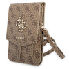 Guess 4G Big Metal Logo Phone Bag - Sac avec compartiment pour smartphone (marron)