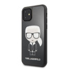 Karl Lagerfeld Double Layer Glitter Iconic - iPhone 11 Tasche (schwarz)