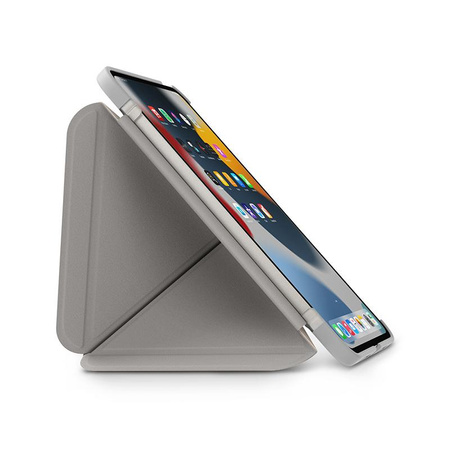 Moshi VersaCover - iPad mini 6 (2021) Origami-Hülle mit Apple Pencil Ladefunktion (Savanna Beige)