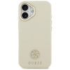Guess Grained Strass Logo MagSafe - Hülle iPhone 17 (beige)
