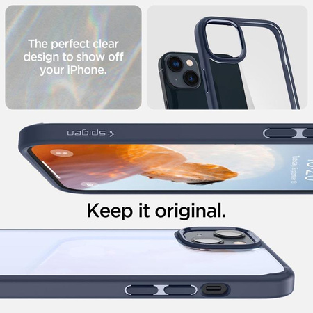 Spigen Ultra Hybrid - pouzdro pro iPhone 14 (námořnická modrá)