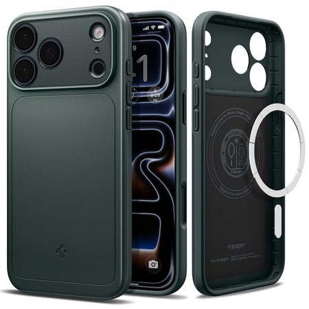 Spigen Thin Fit Mag MagSafe - Case for iPhone 17 Pro (Abyss Green)