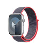 Crong Nylon - Bracelet sport pour Apple Watch 44/45/46/49 mm (Electric Pink)