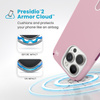 Speck Presidio2 Pro ClickLock & MagSafe - iPhone 16 Pro Tasche (Mittwoch Rosa / Boysenberry Lila / Weiß)