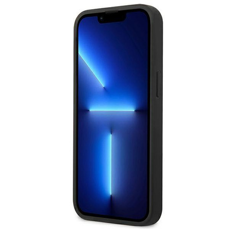 Guess 4G Big Metal Logo - pouzdro pro iPhone 14 Plus (šedé)