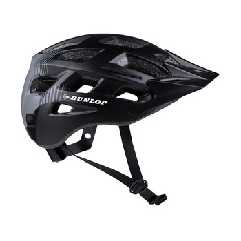 Dunlop - MTB bike helmet 6xLED r. L (Black-gray)