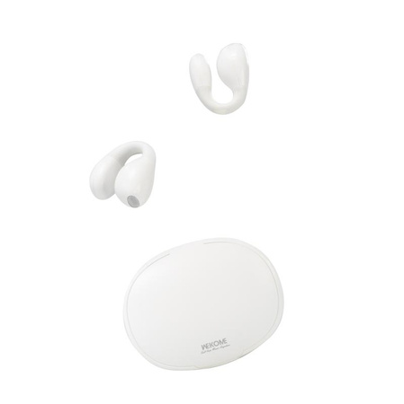 WEKOME VA12 Clip-On - V5.2 TWS vezeték nélküli Bluetooth fejhallgató töltőtokkal (fehér)