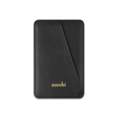 Moshi Slim Wallet - Magnetická peněženka (SnapTo™ System) (Jet Black)