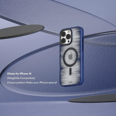 Moshi iGlaze MagSafe - pouzdro pro iPhone 16 Pro (bílá mlha)