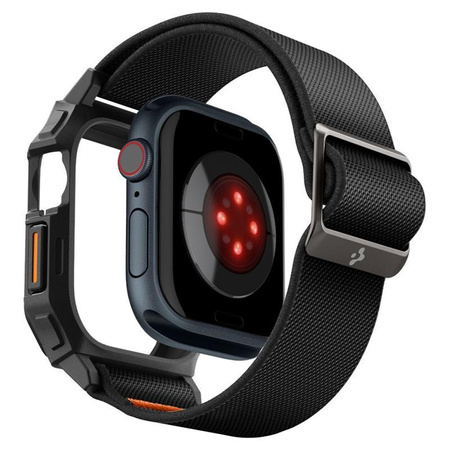 Spigen Lite Fit "Pro" - Etui z paskiem do Apple Watch 10 42 mm (Matte Black)