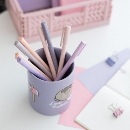 PRZYBORNIK PUSHEEN NA BIURKO DLA DZIECI ORGANIZER POJEMNIK Z KOTEM