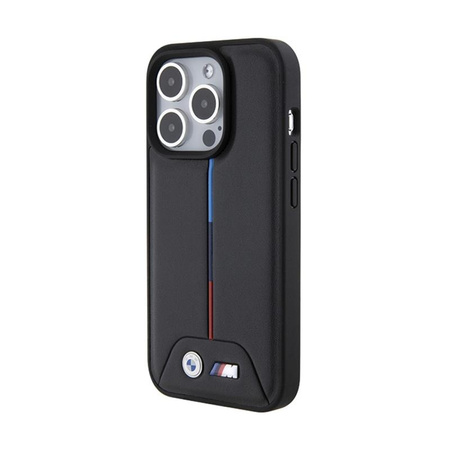 BMW Quilted Tricolor - Coque pour iPhone 15 Pro Max (noir)