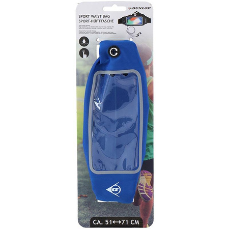 Dunlop - Sport strap for smartphone electronics 51-71 cm (blue)