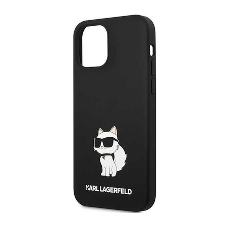 Karl Lagerfeld Silicone NFT Choupette - Coque iPhone 12 / iPhone 12 Pro (noir)
