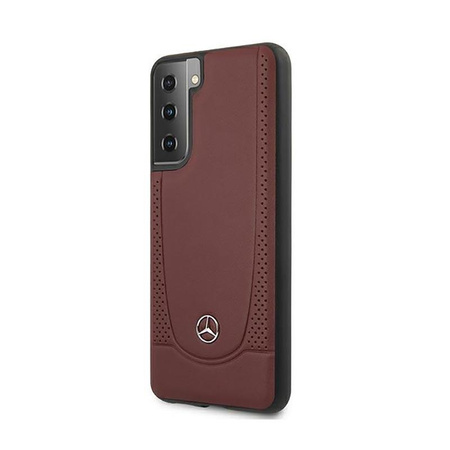 Mercedes Leather Urban Line - Case for Samsung Galaxy S21+ (red)