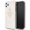 Guess Solid Glitter Triangle - Etui iPhone 11 Pro Max (Pink)