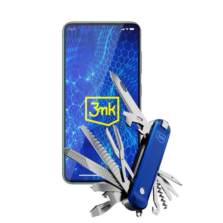 3mk HardGlass Max Lite - Gehärtetes Glas für Samsung Galaxy S23 5G (Schwarz)