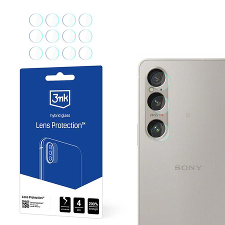 3mk Objektivschutz - Sony Xperia 1 VI Kameraobjektivglas (4 Sets)