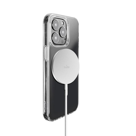Puro Magnetic Charging Cable USB-C Magsafe – Ładowarka bezprzewodowa indukcyjna 15W (biały)