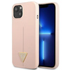 Guess Silikon Dreieck Logo - iPhone 13 Tasche (rosa)