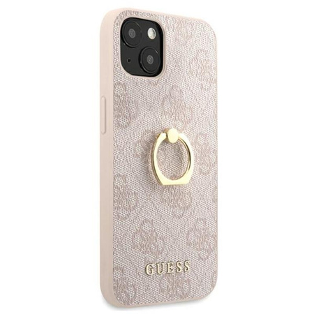 Guess 4G Ring tok - iPhone 13 mini tok (rózsaszín)