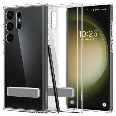 Spigen Ultra Hybrid "S" - Etui do Samsung Galaxy S23 Ultra (Przezroczysty)
