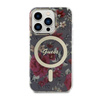 Guess Flower MagSafe - Coque pour iPhone 14 Pro (Vert)