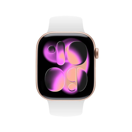 Crong Liquid - Pasek do Apple Watch 38/40/41/42 mm (biały)
