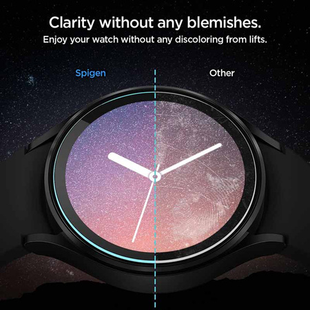 Spigen GLAS.TR EZ FIT 2-Pack - Edzett üveg Samsung Galaxy Watch 5 Pro 45 mm-es órához (2 db)