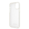 Guess Glitter Case - Coque pour iPhone 11 (Argent)