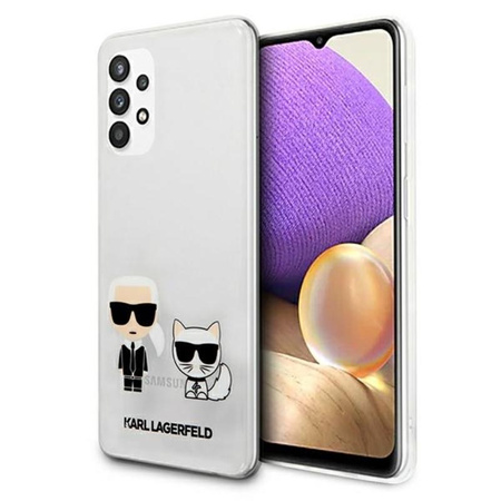 Karl Lagerfeld Ikonik & Choupette - Samsumg Galaxy A32 5G Case (Transparent)