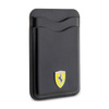 Ferrari Wallet Cardslot MagSafe Leather 2023 - Mágneses pénztárca (fekete)