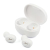 Guess Script Logo - TWS Casque Bluetooth + étui de chargement (blanc)