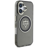 Guess IML Metal Mountain Logo MagSafe - Pouzdro pro iPhone 16 (černé)