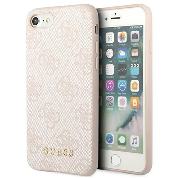 Guess 4G Metal Gold Logo - Case iPhone SE 2022 / SE 2020 / 8 / 7 (pink)