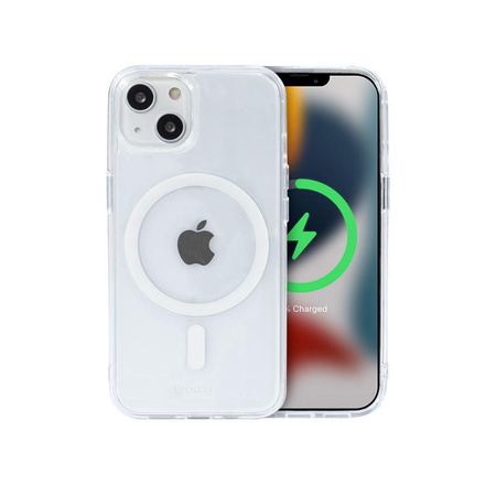 Crong Clear MAG Cover - iPhone 13 mini MagSafe tok (átlátszó)