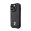 Ferrari Carbon Metal Logo MagSafe - iPhone 15 Pro Case (black)